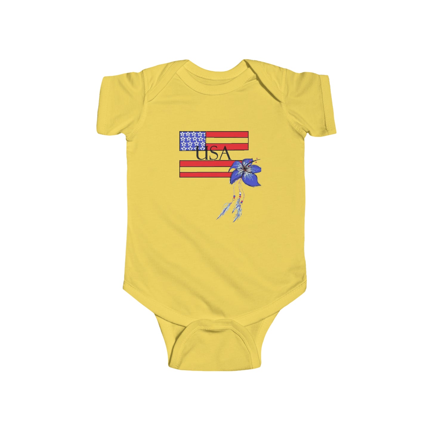 Infant Fine Jersey Bodysuit/USA