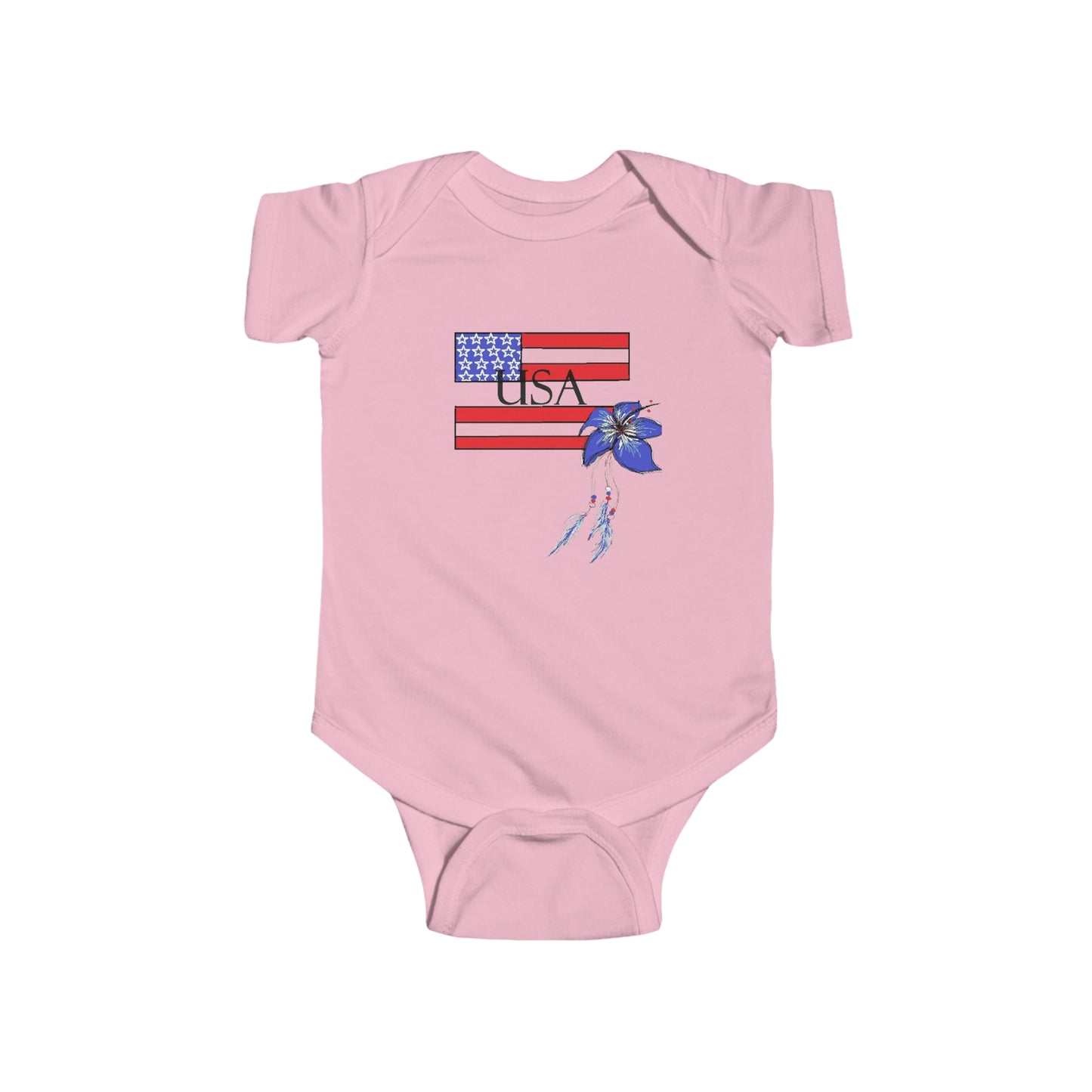 Infant Fine Jersey Bodysuit/USA