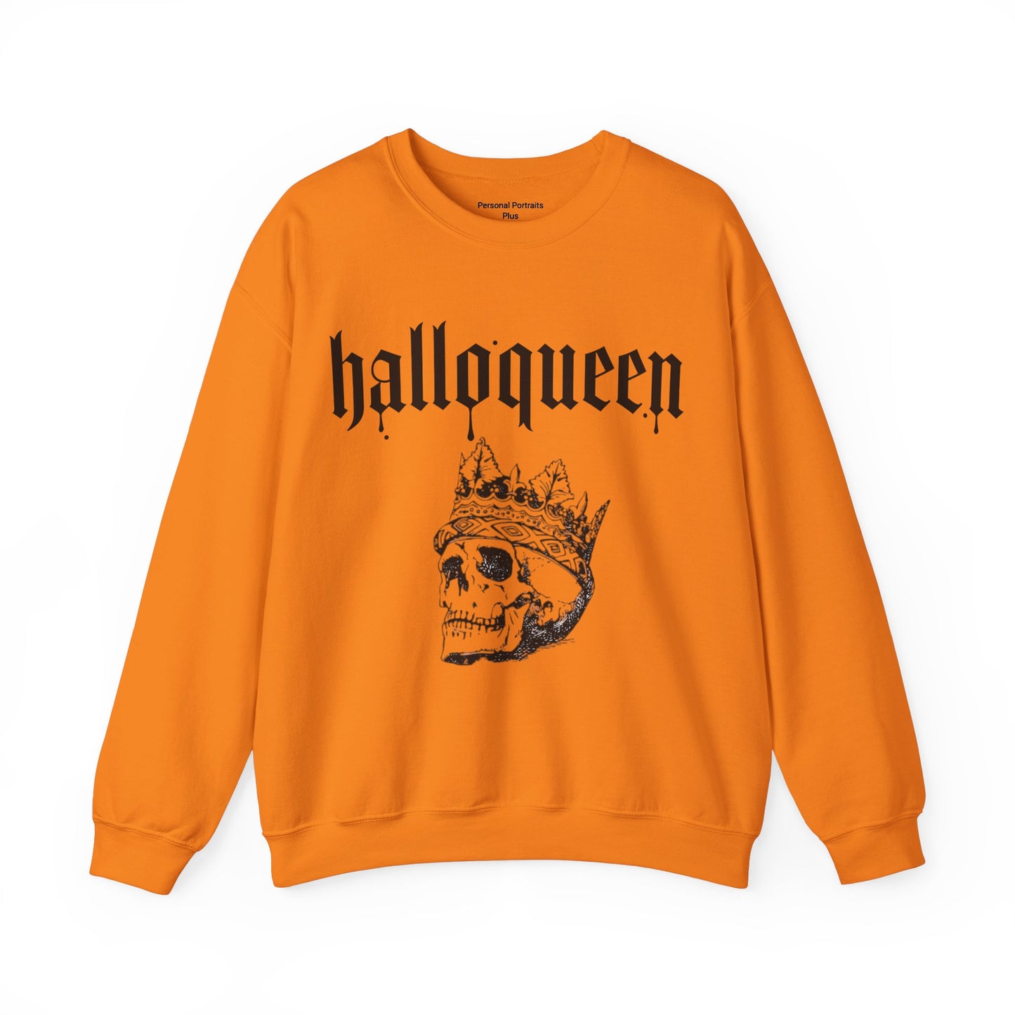 Womans Heavy Blend™ Crewneck Sweatshirt/Halloqueen/Skull