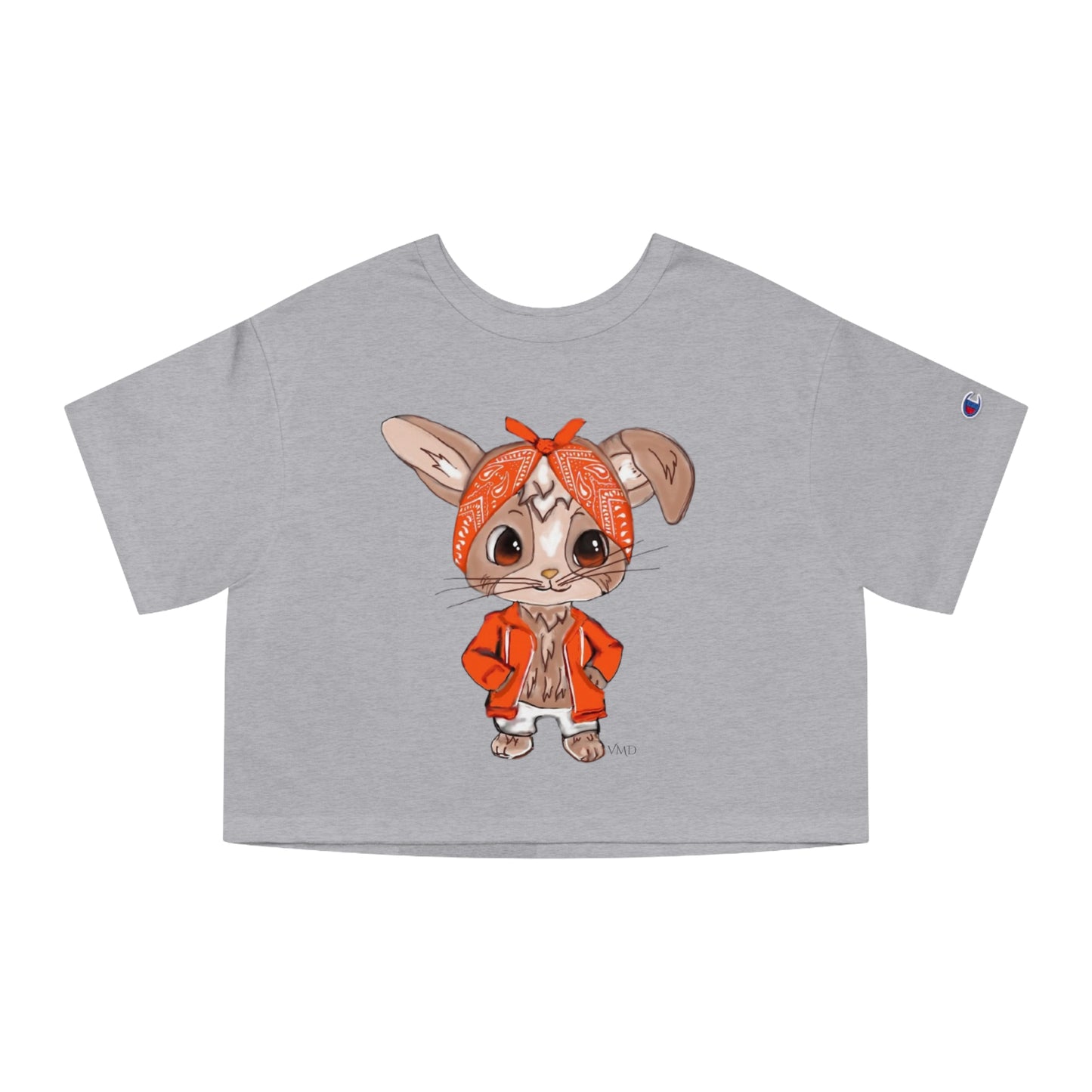 Champion Women's Cropped T-Shirt/Bandana Bunnie/Orange