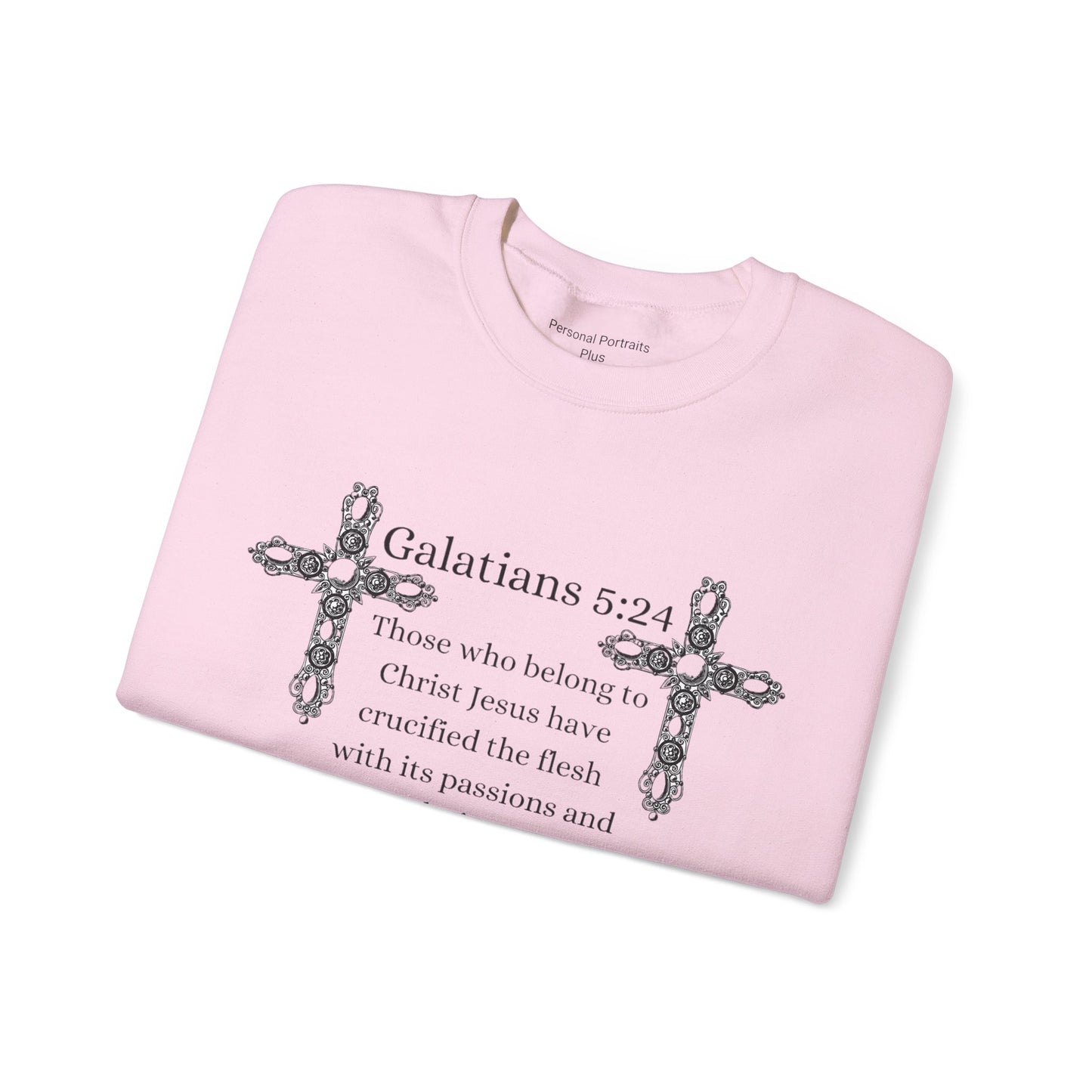 Unisex Heavy Blend™ Crewneck Sweatshirt/Galatians 5:24