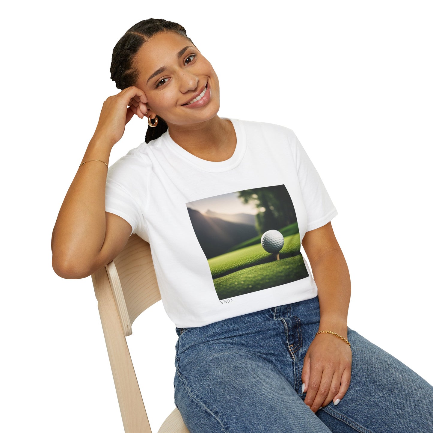 Unisex Softstyle T-Shirt/  Eat, Sleep, Golf