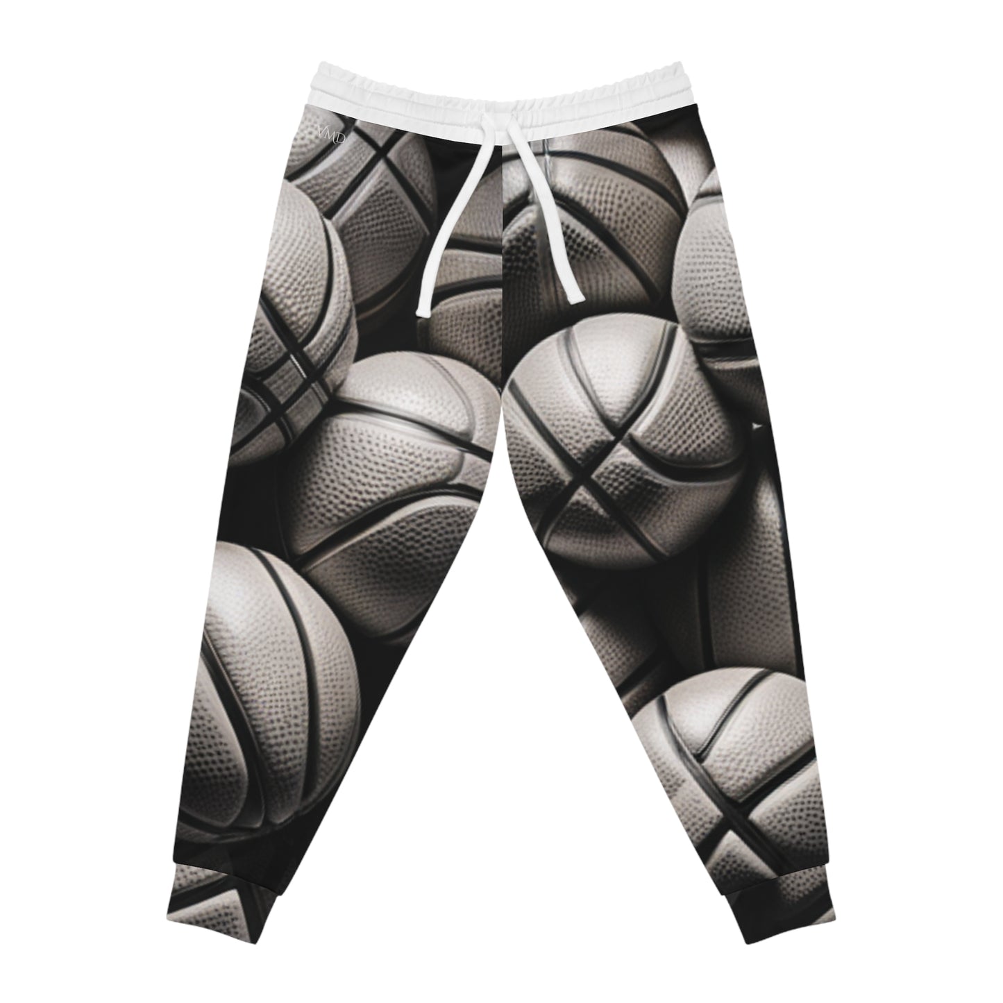 Athletic Joggers (AOP)/Basketballs/Black and White