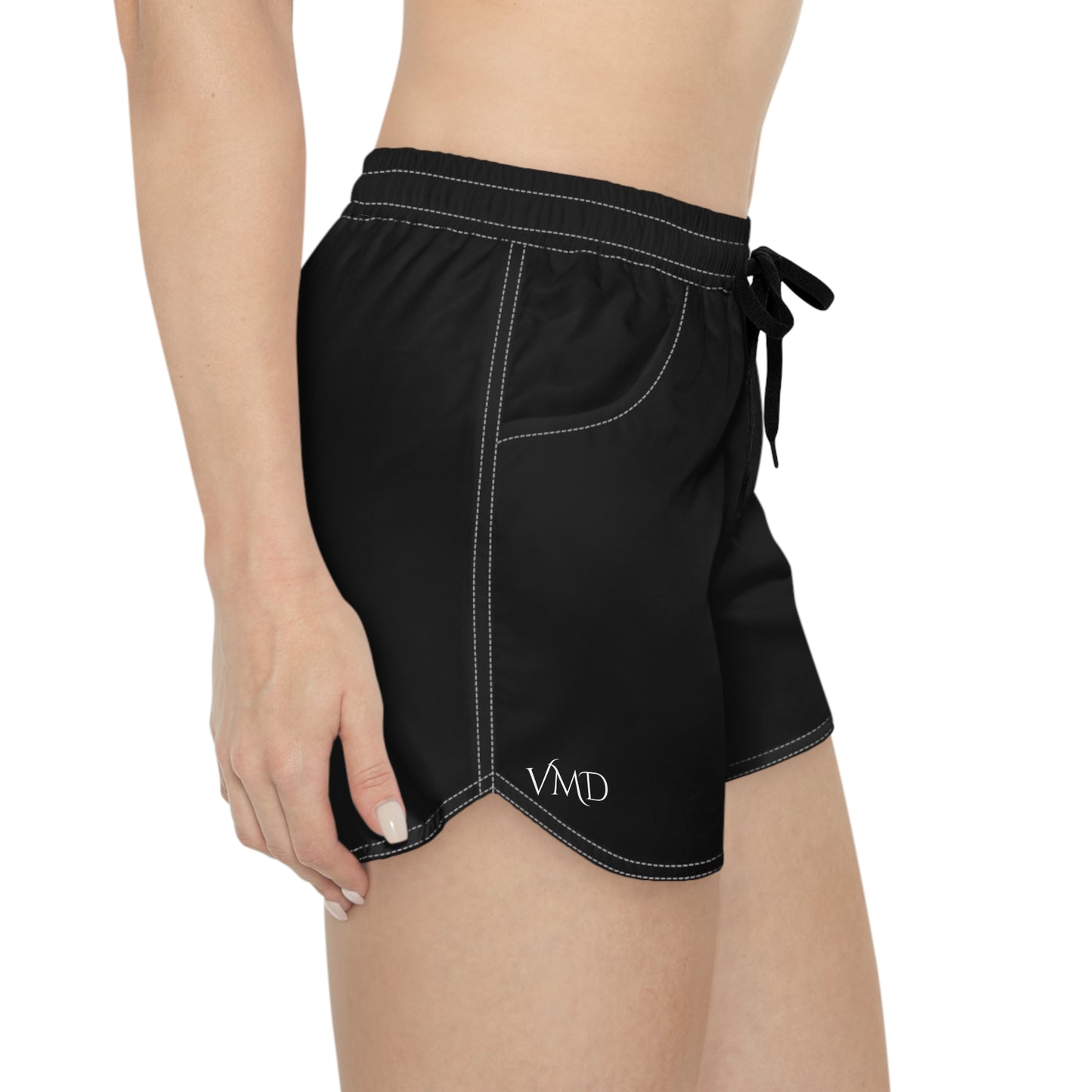 Women's Casual Shorts (AOP)/Solid Black