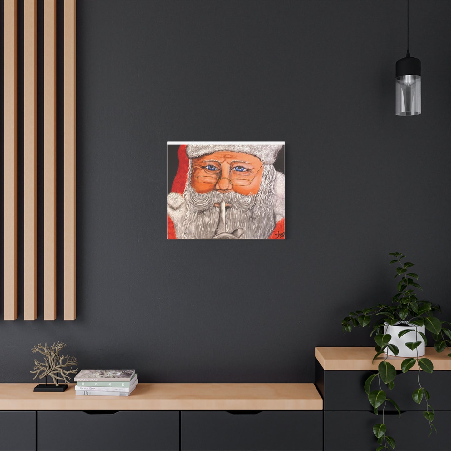 Matte Canvas, Stretched, 1.25/Santa Claus/Holiday