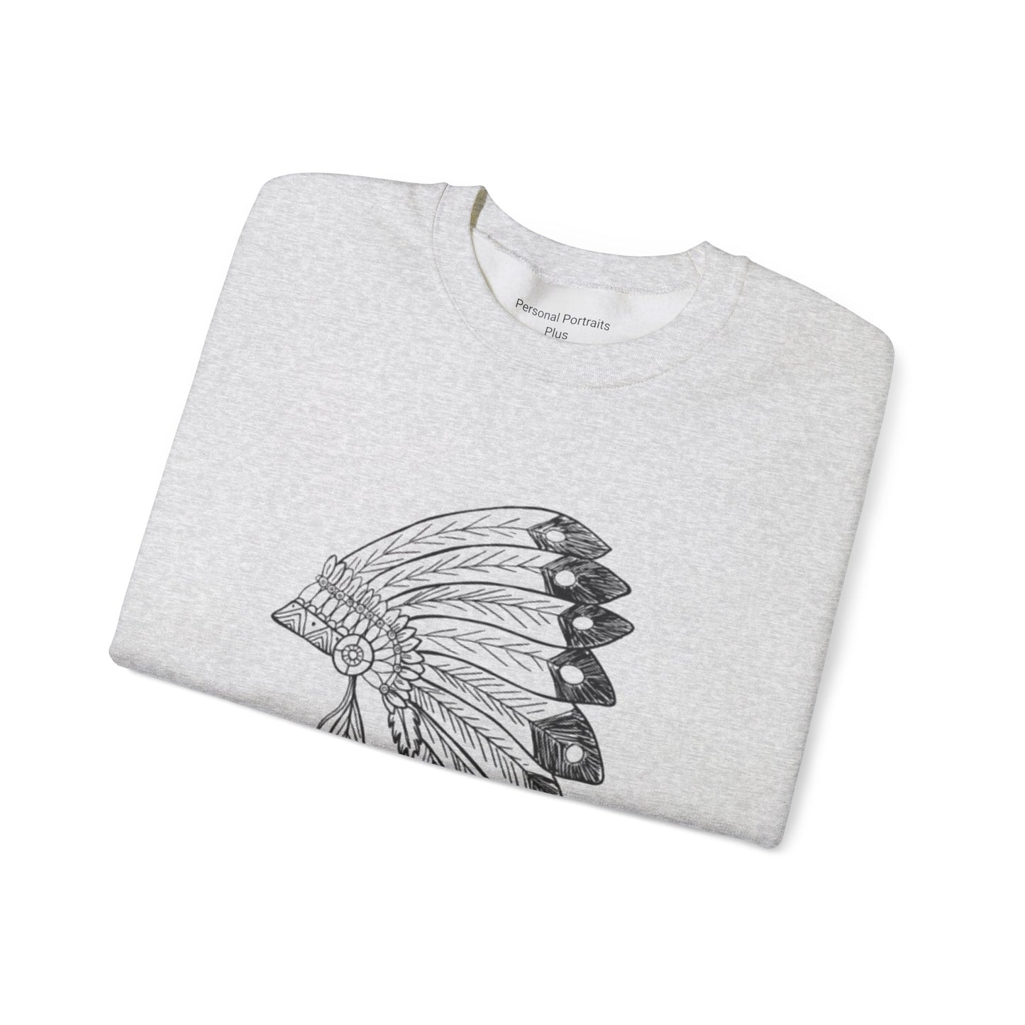 Unisex Heavy Blend™ Crewneck Sweatshirt/Chief Head Dress