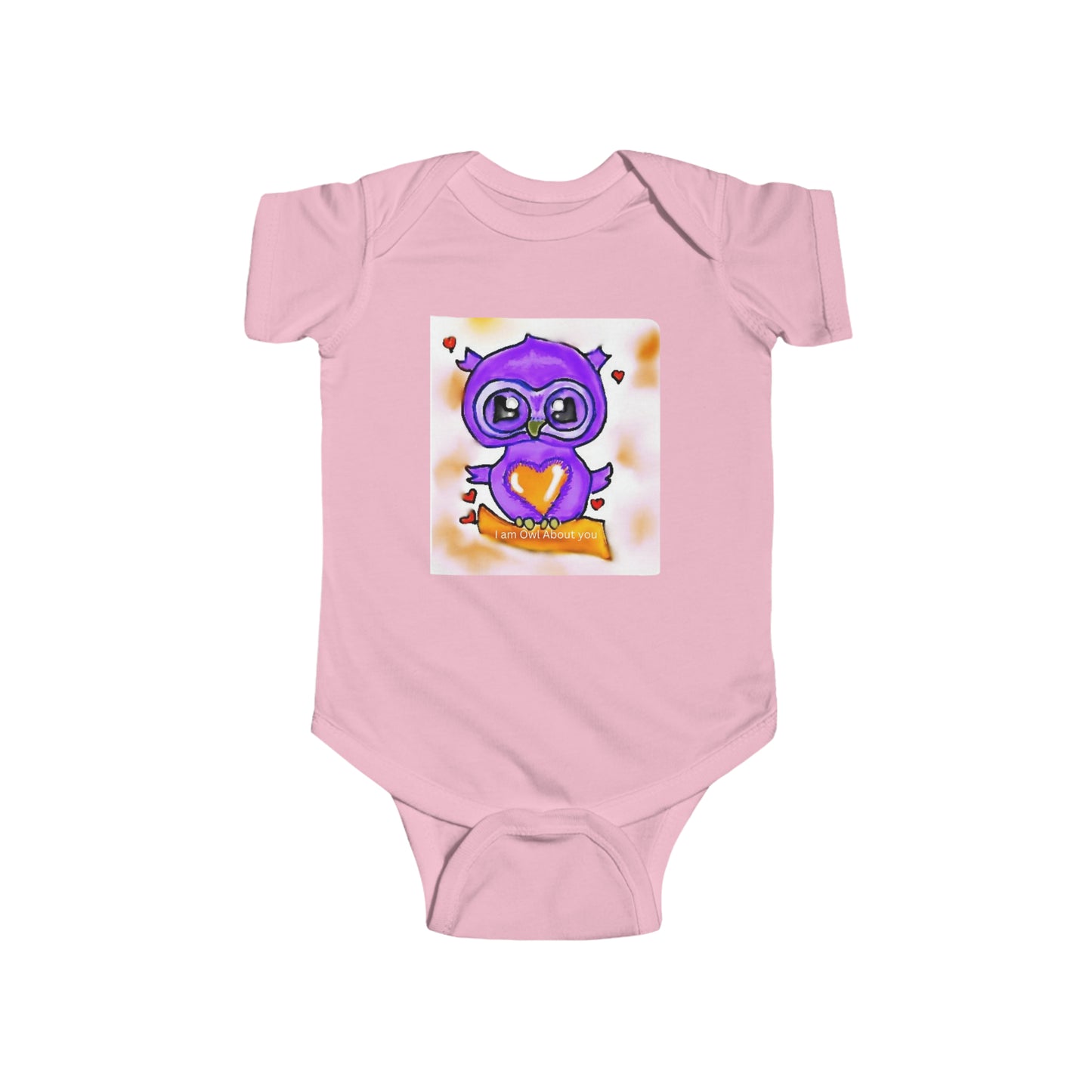 Infant Fine Jersey Bodysuit/I am Owl about you/Valentines Day