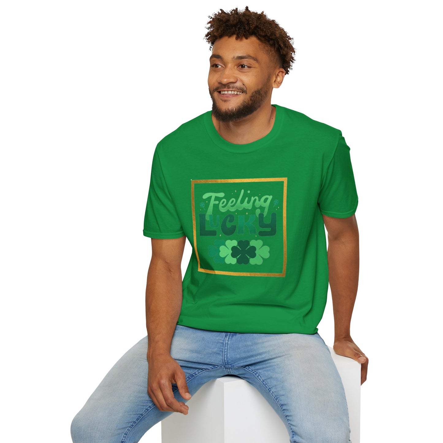 Unisex Softstyle T-Shirt/Feeling Lucky/St. Patrick's Day