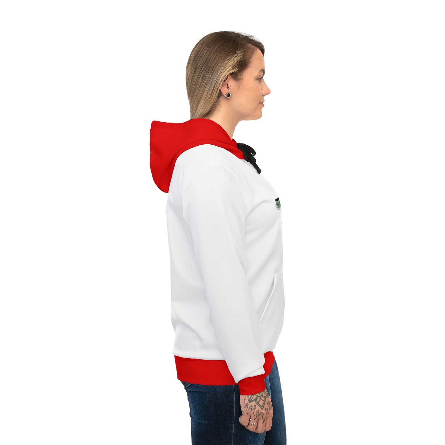 Unisex/Athletic Hoodie (AOP)/Holiday Funny/Caucasian Elf on the Shelf/Salt in the Sugar