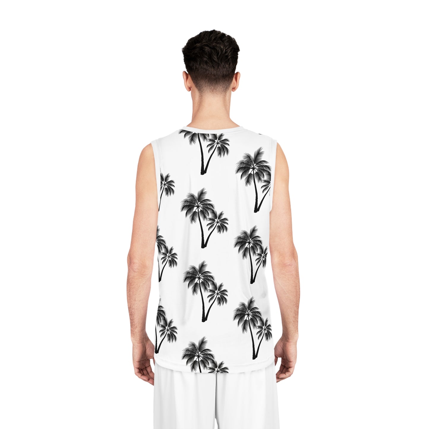 Basketball Jersey (AOP)/2 Palm Trees