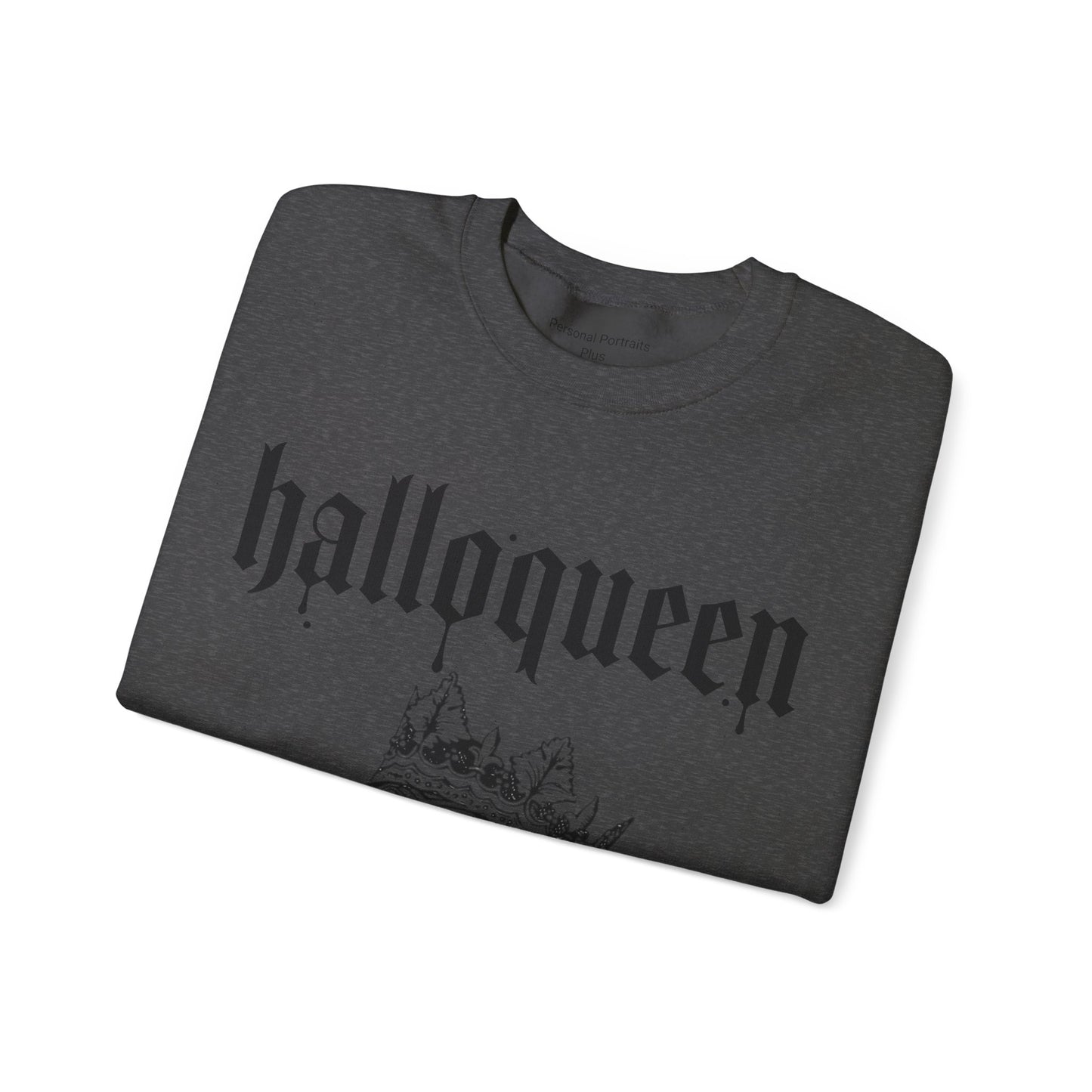 Womans Heavy Blend™ Crewneck Sweatshirt/Halloqueen/Skull