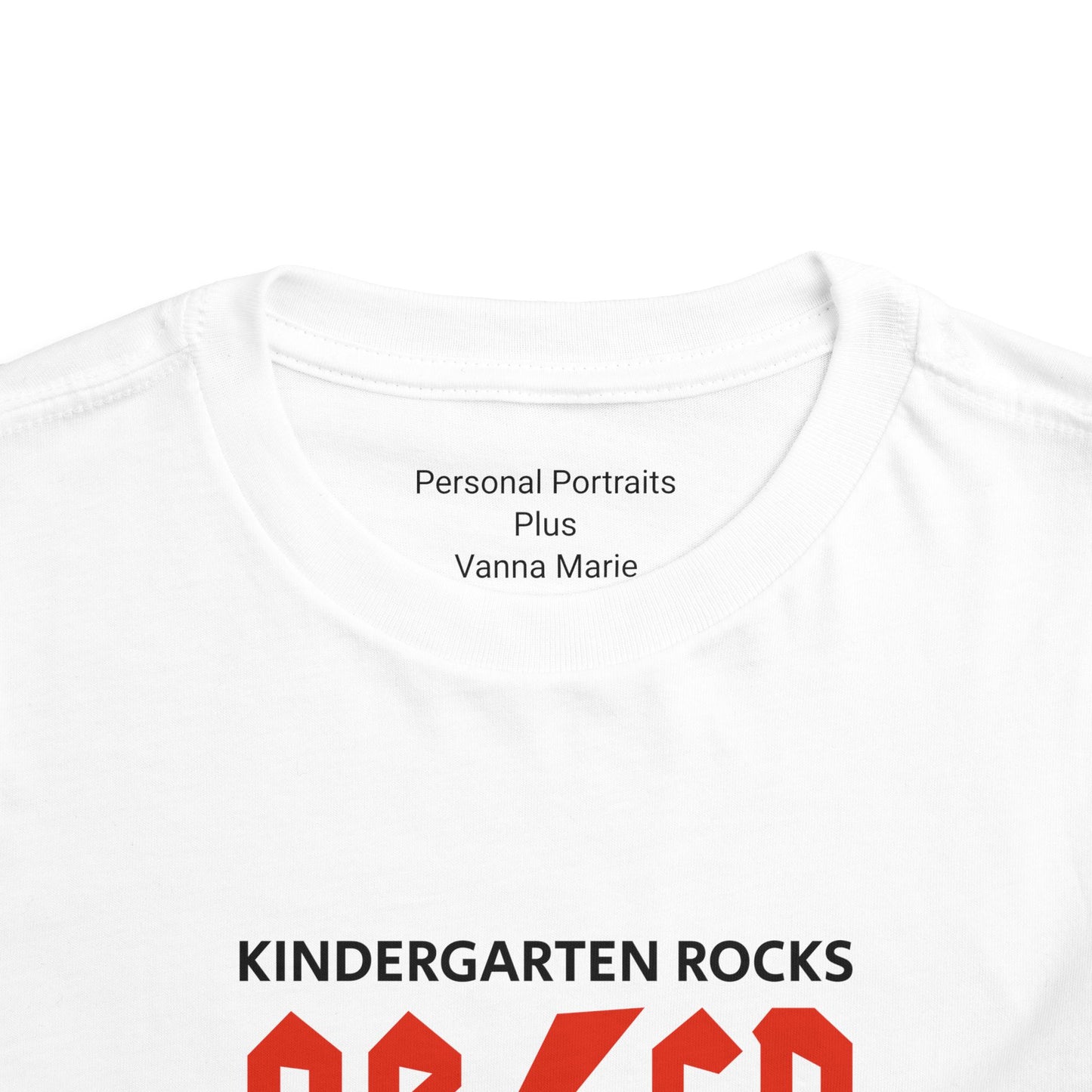 Toddler Short Sleeve Tee/AB CD Kindergarten Rocks