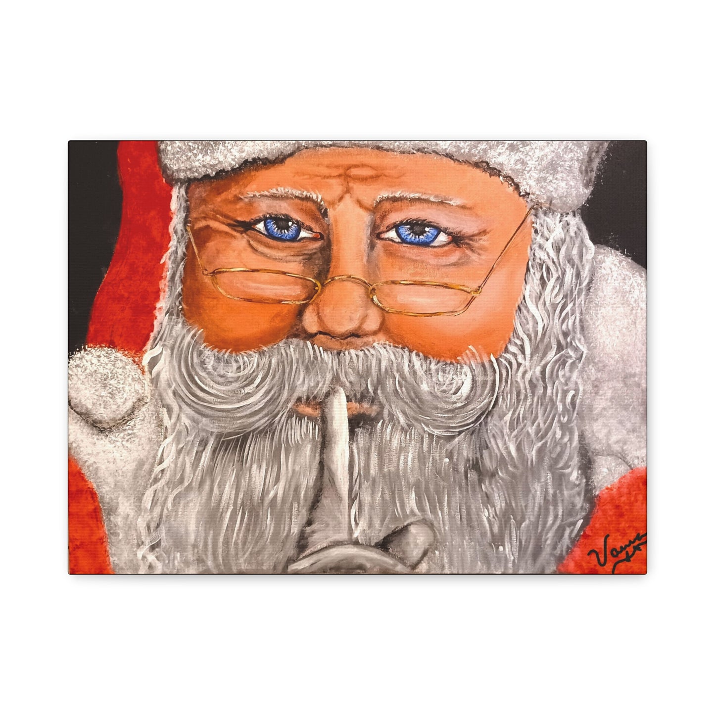 Matte Canvas, Stretched, 1.25/Santa Claus/Holiday