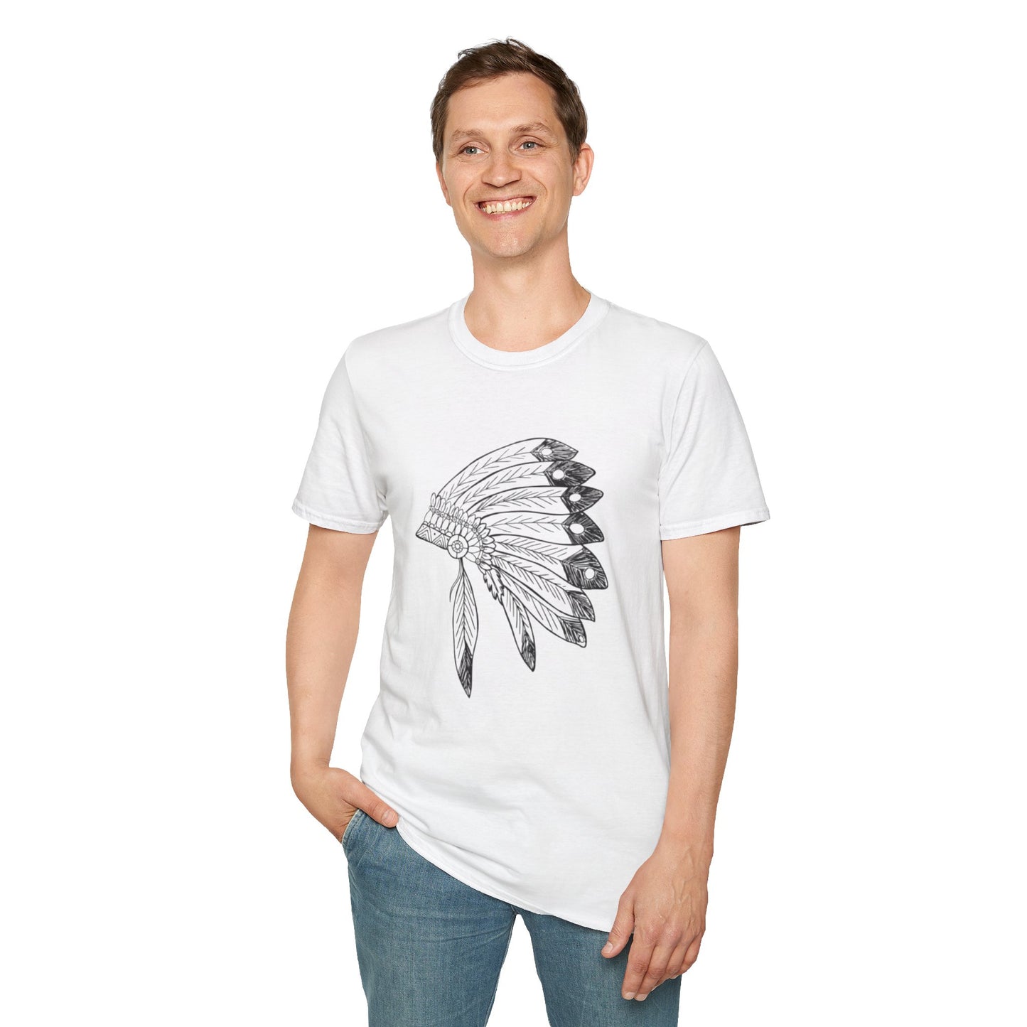 Unisex Softstyle T-Shirt/ Chief Head Dress