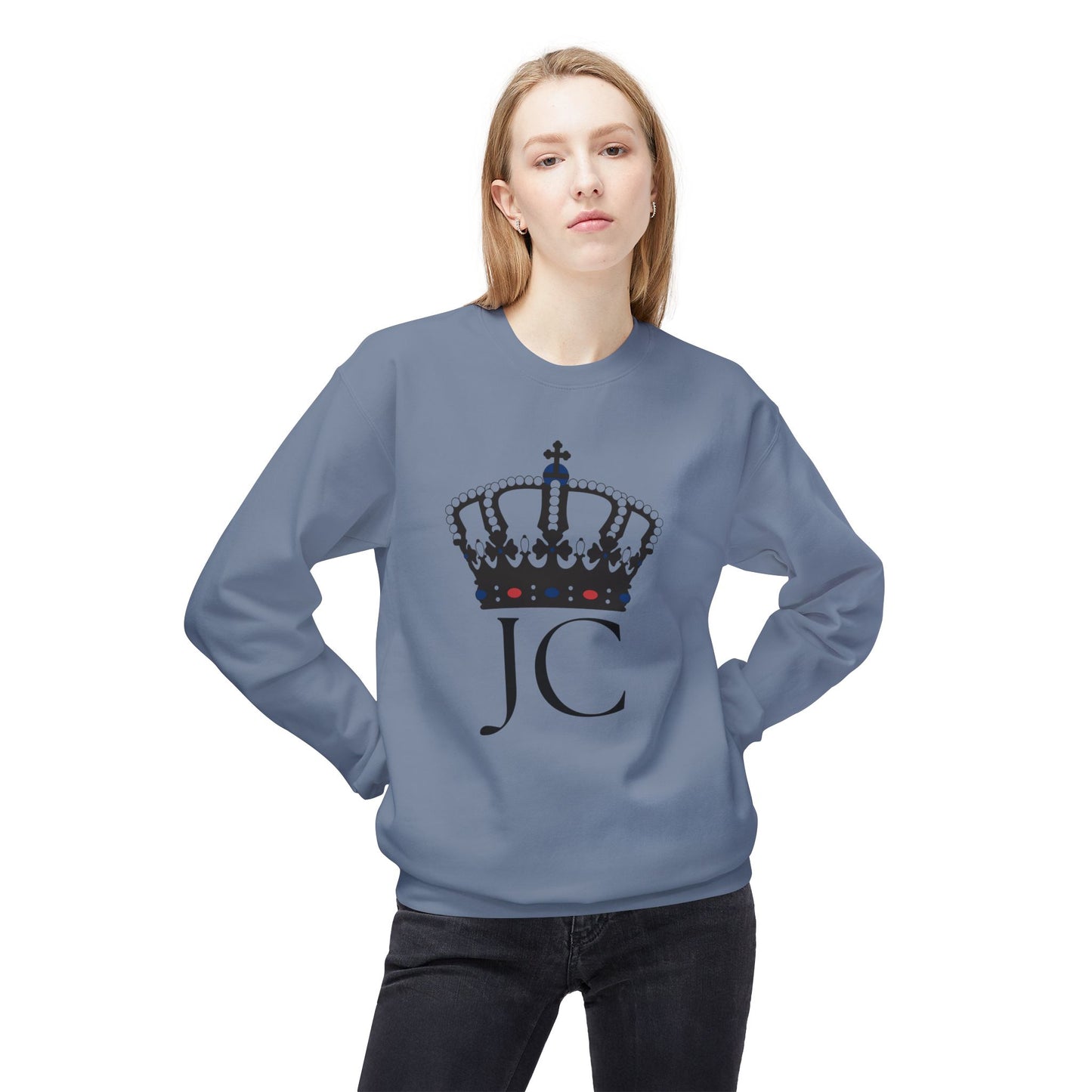 Unisex Midweight Softstyle Fleece Crewneck Sweatshirt /JC/Crown