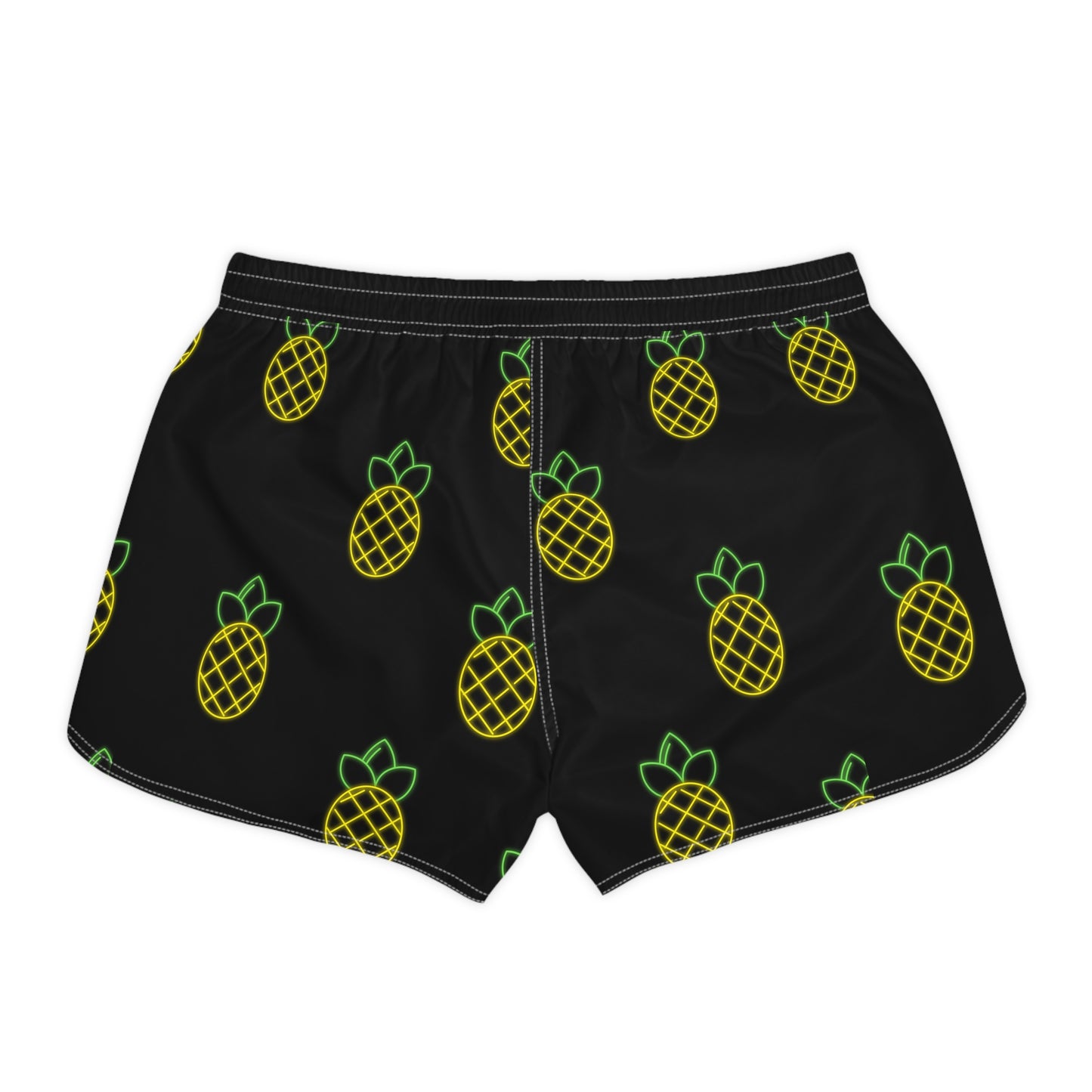 Women's Casual Shorts (AOP)/Neon Pineapples