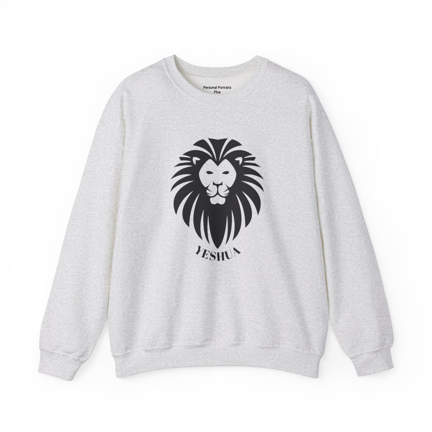 Unisex Heavy Blend™ Crewneck Sweatshirt/Yeshua Lion/Black