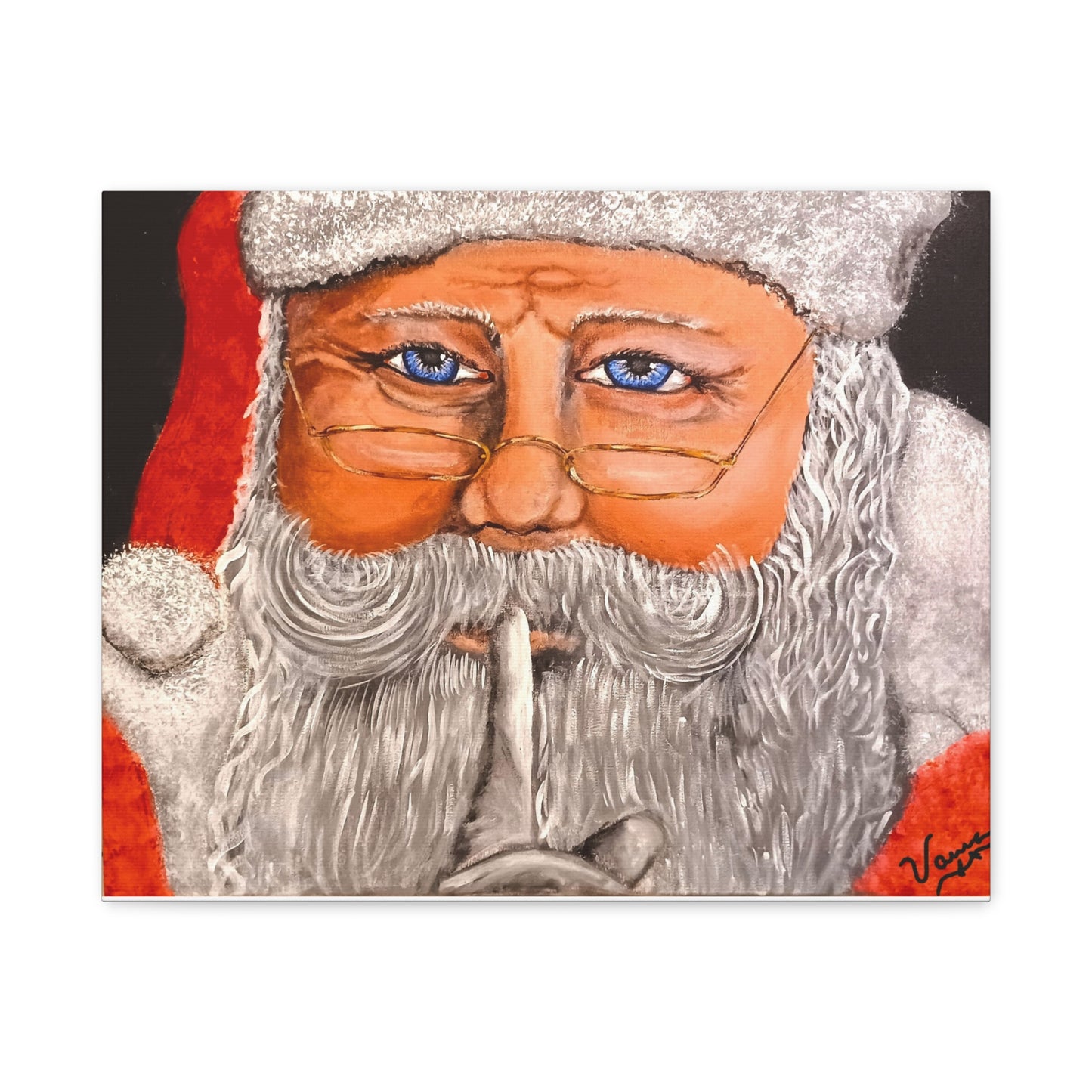 Matte Canvas, Stretched, 1.25/Santa Claus/Holiday