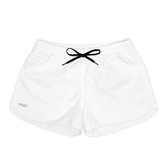 Women's Casual Shorts (AOP)Solid White