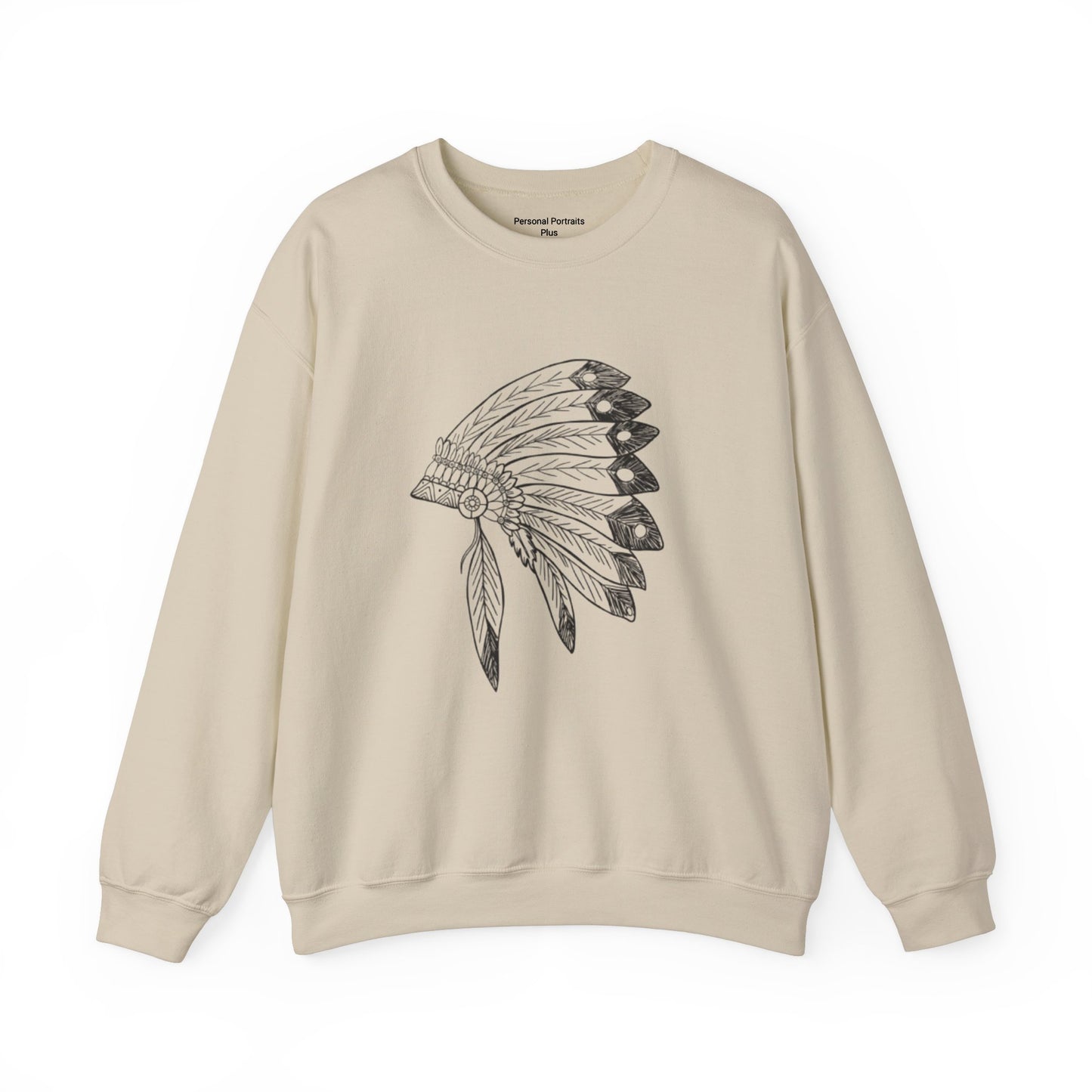 Unisex Heavy Blend™ Crewneck Sweatshirt/Chief Head Dress