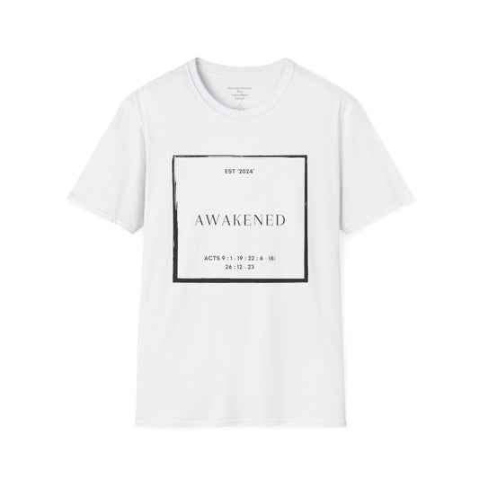 Unisex Softstyle T-Shirt/Awakened/Christian Art