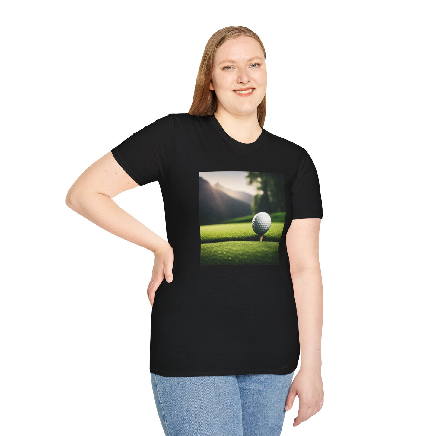 Unisex Softstyle T-Shirt/  Eat, Sleep, Golf