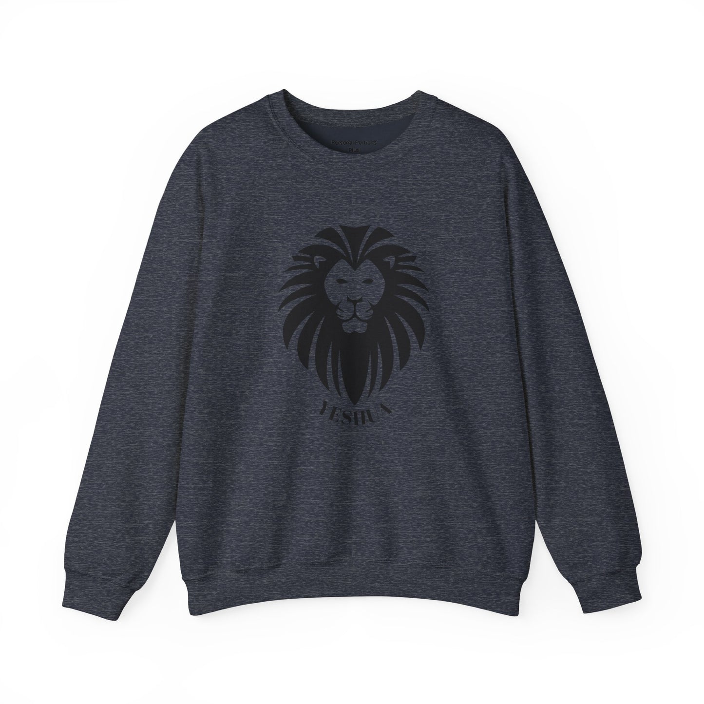 Unisex Heavy Blend™ Crewneck Sweatshirt/Yeshua Lion/Black