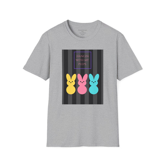 Unisex Softstyle T-Shirt/Easter/Hanging with my Peeps