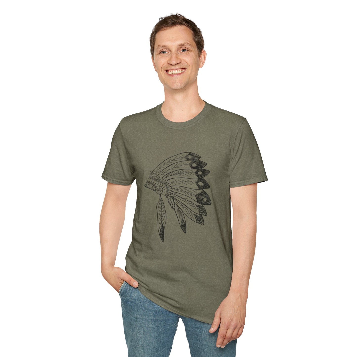 Unisex Softstyle T-Shirt/ Chief Head Dress