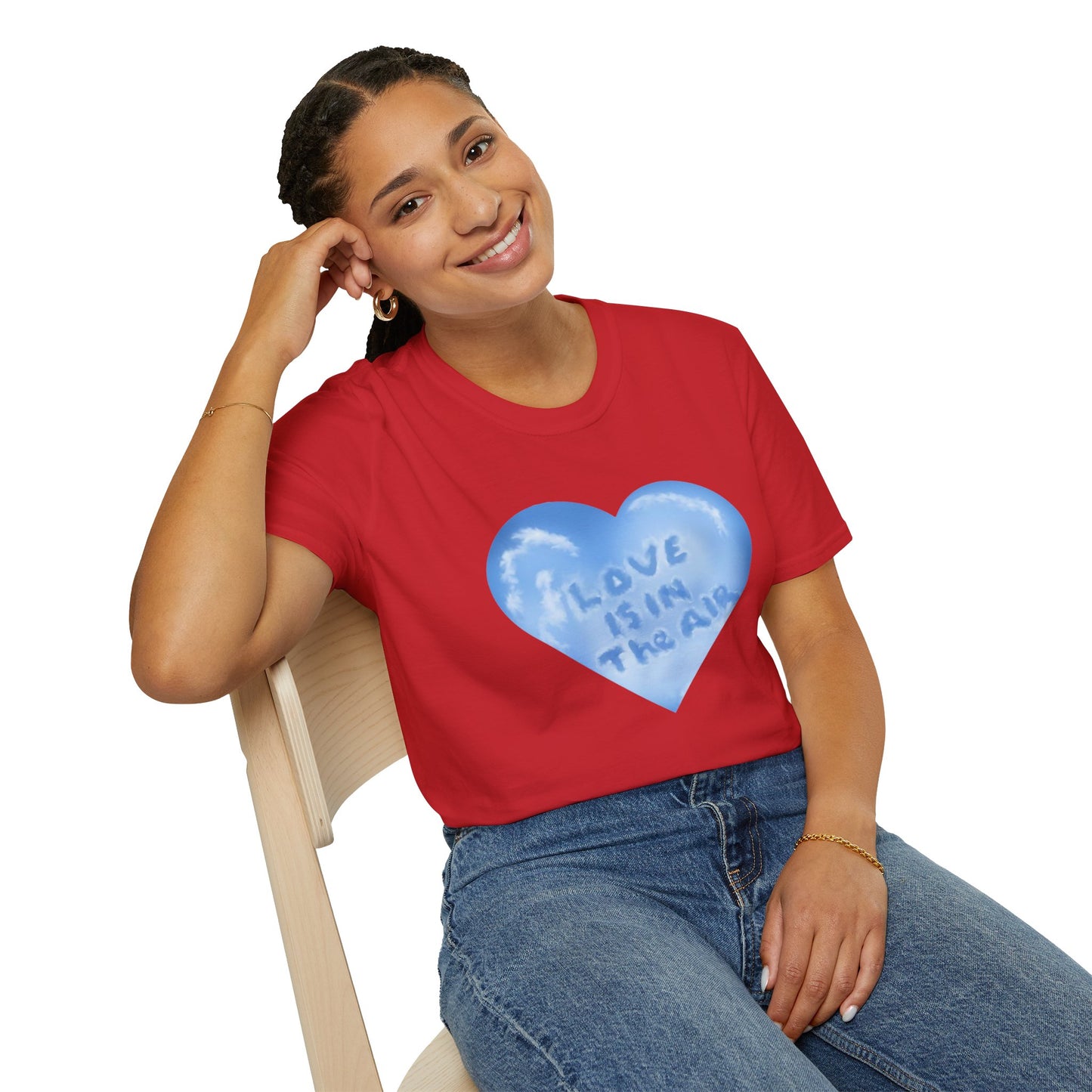 Unisex Softstyle T-Shirt Love is in the air/Valentines Day