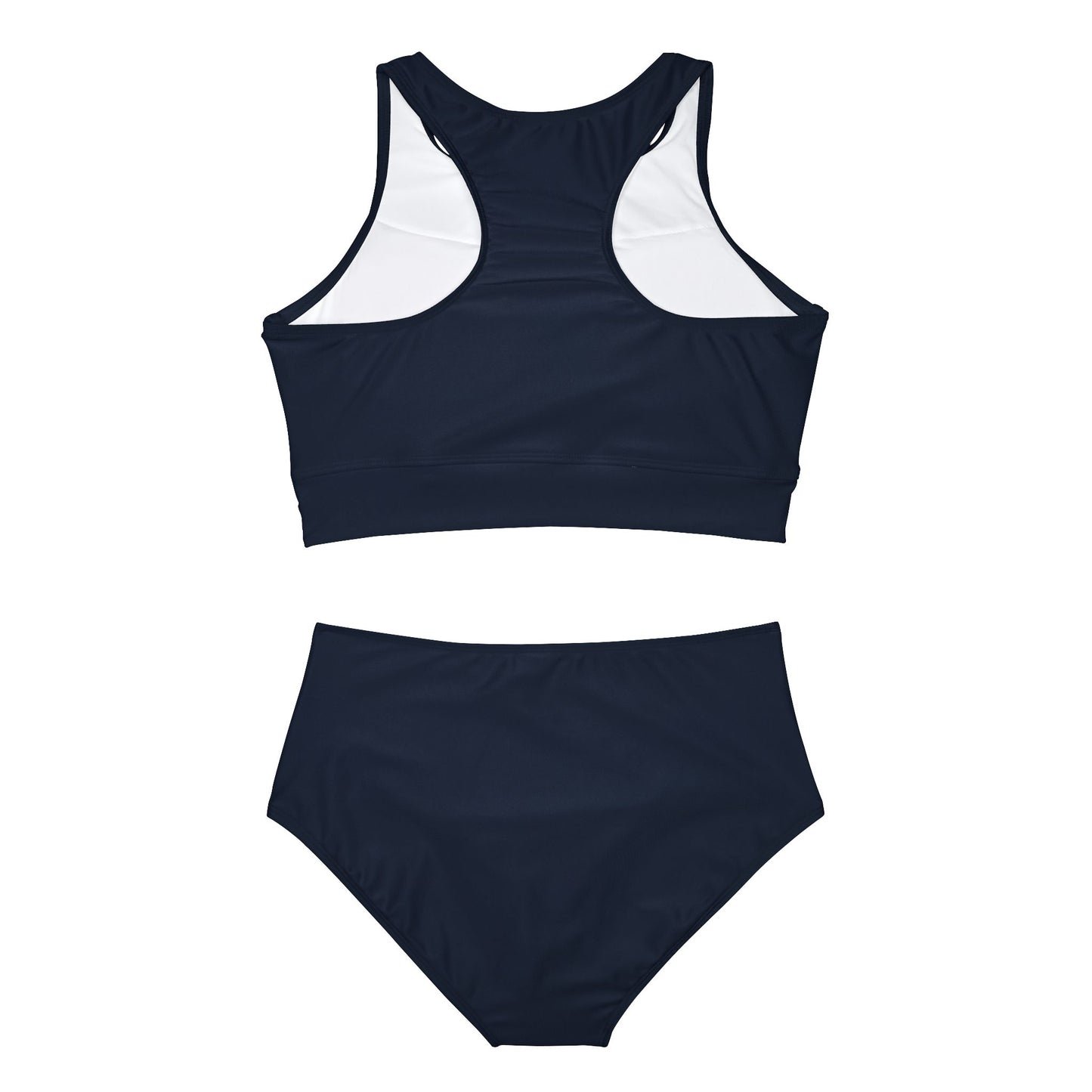 Woman's Sporty Bikini Set (AOP)/Camping/DB/T