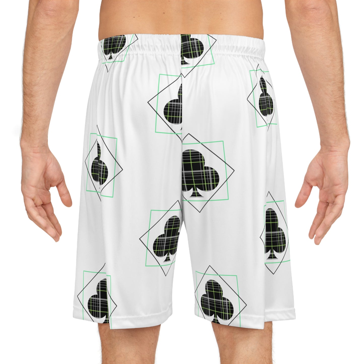 Men's Basketball Shorts (AOP)/Clovers