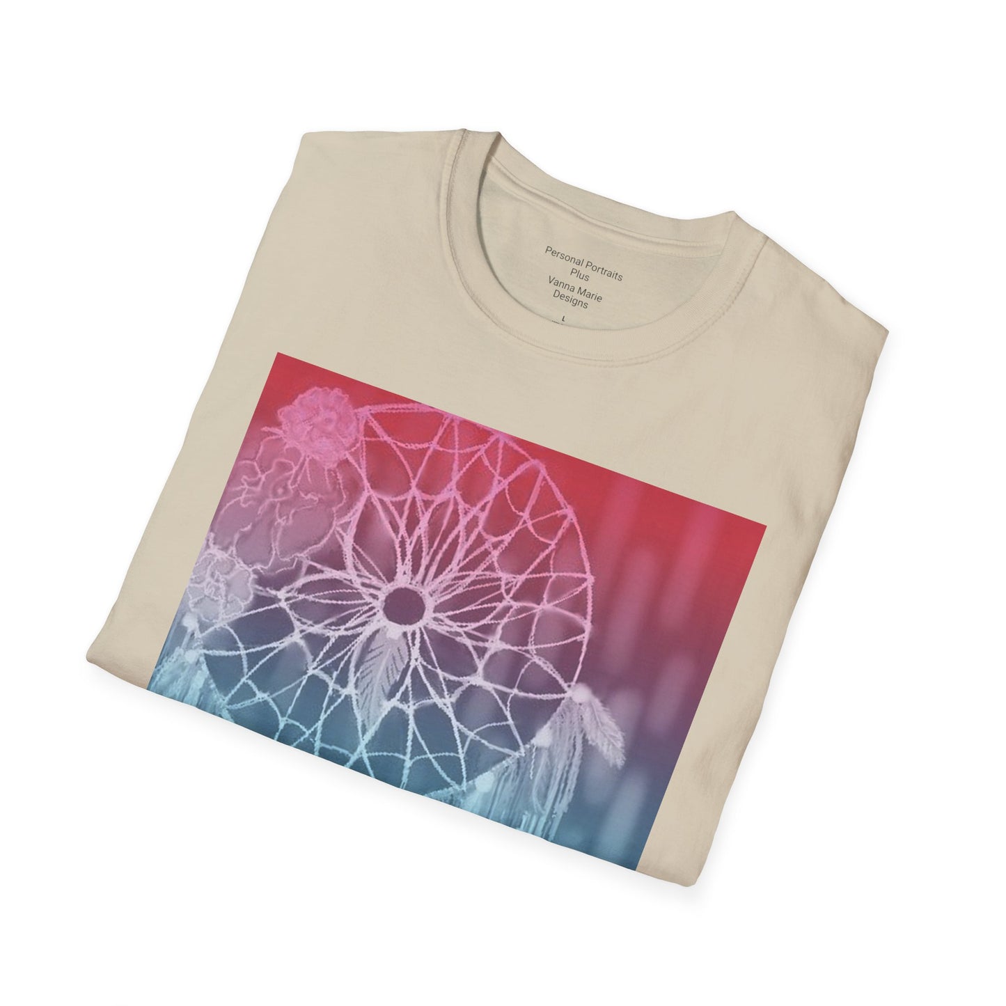 Unisex Softstyle T-Shirt/ Gradient Dream Catcher