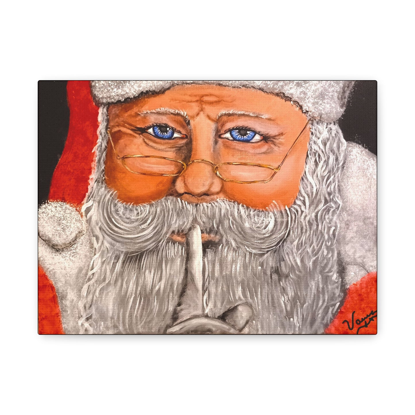 Matte Canvas, Stretched, 1.25/Santa Claus/Holiday