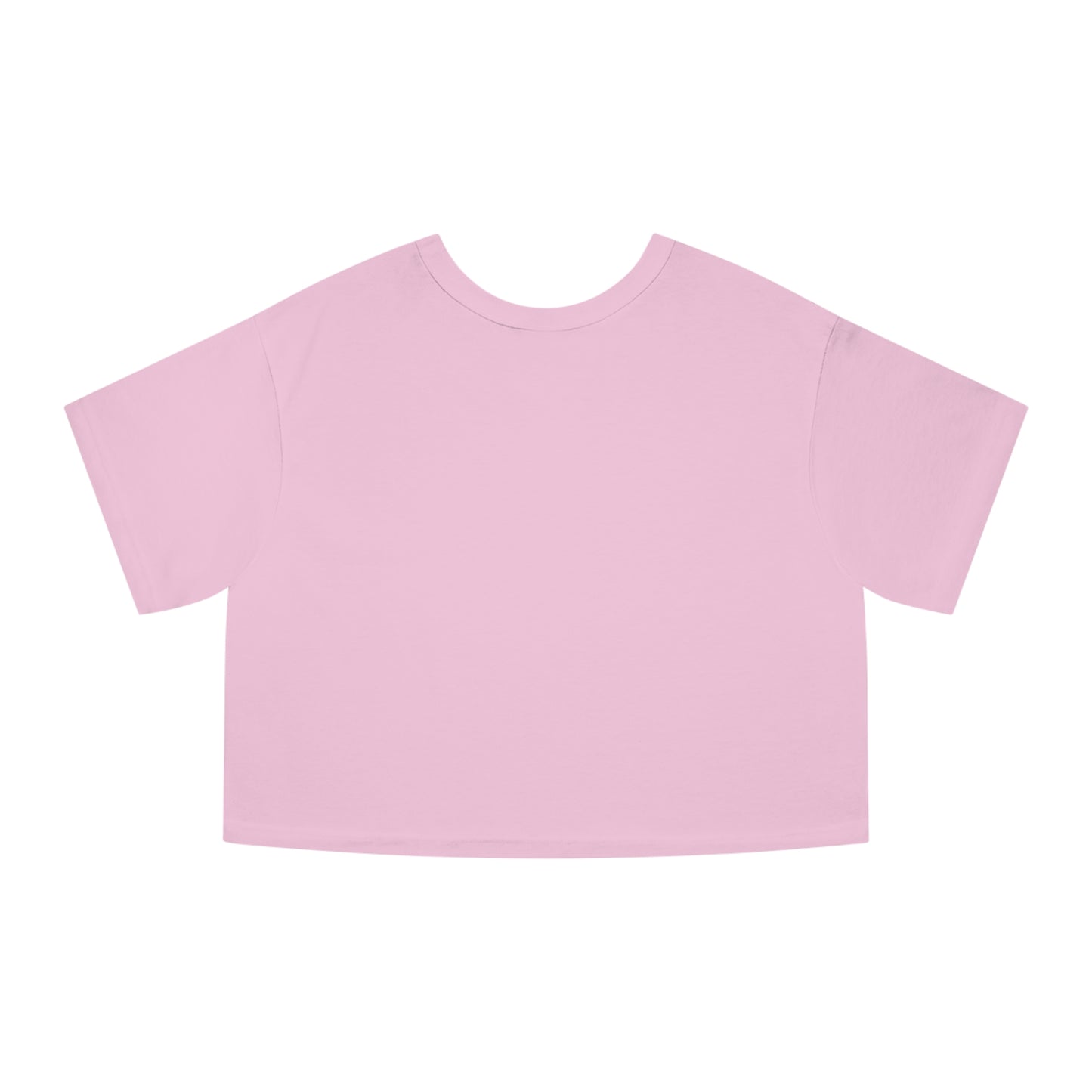 Champion Women's Cropped T-Shirt/Spring/Blue/Diamond/Pink lines