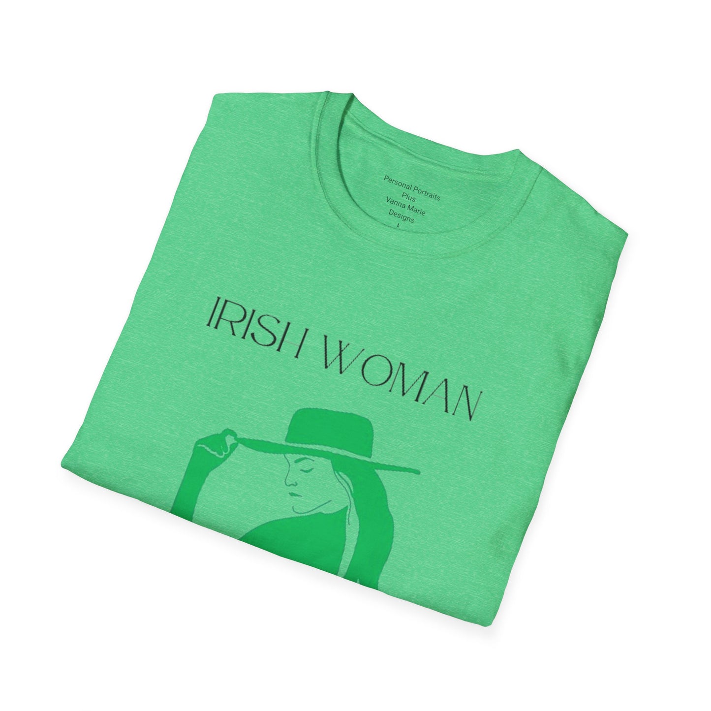 Unisex Softstyle T-Shirt/St. Patricks Day/ Irish women sip like a lady but drink like a man