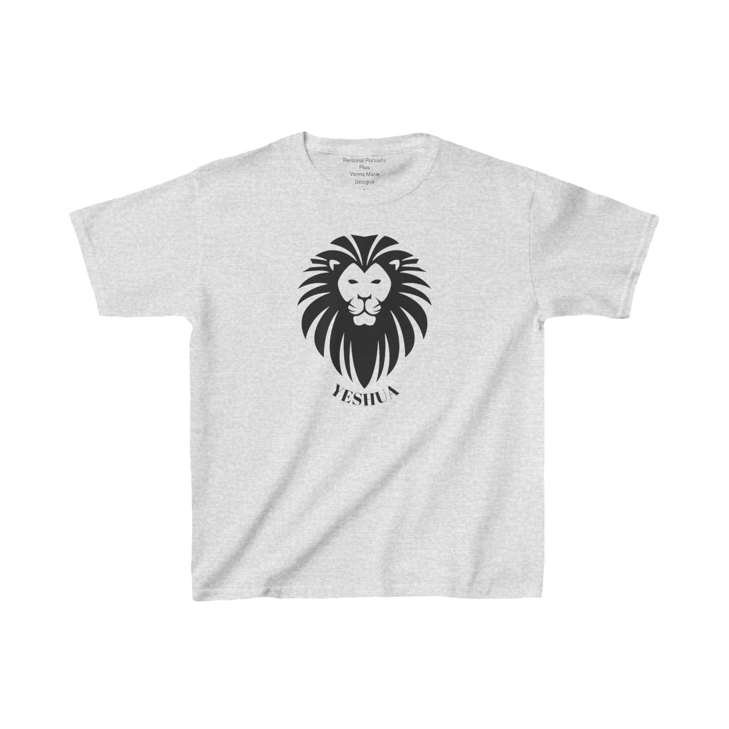 Kids Heavy Cotton™ Tee/Yeshua Lion/Black