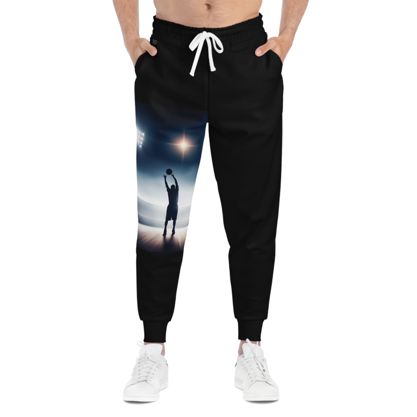 Athletic Joggers (AOP)/Basketball Print/night