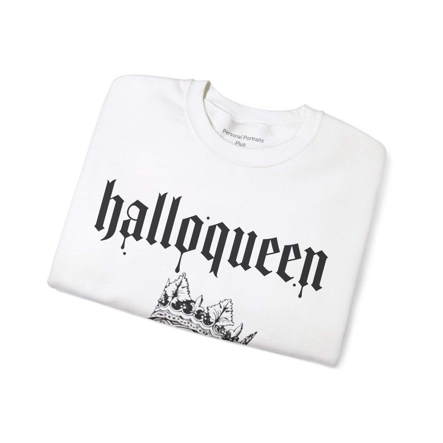 Womans Heavy Blend™ Crewneck Sweatshirt/Halloqueen/Skull