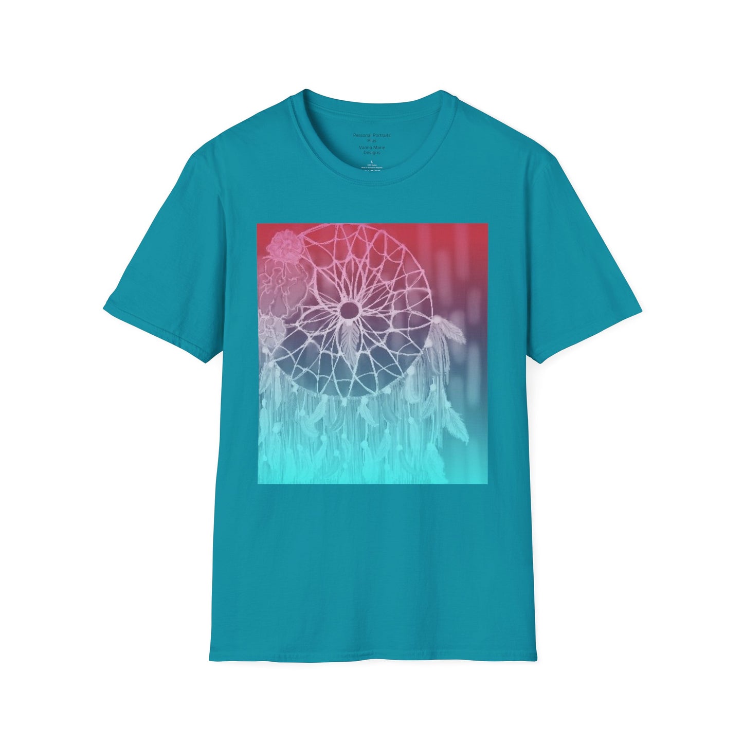 Unisex Softstyle T-Shirt/ Gradient Dream Catcher