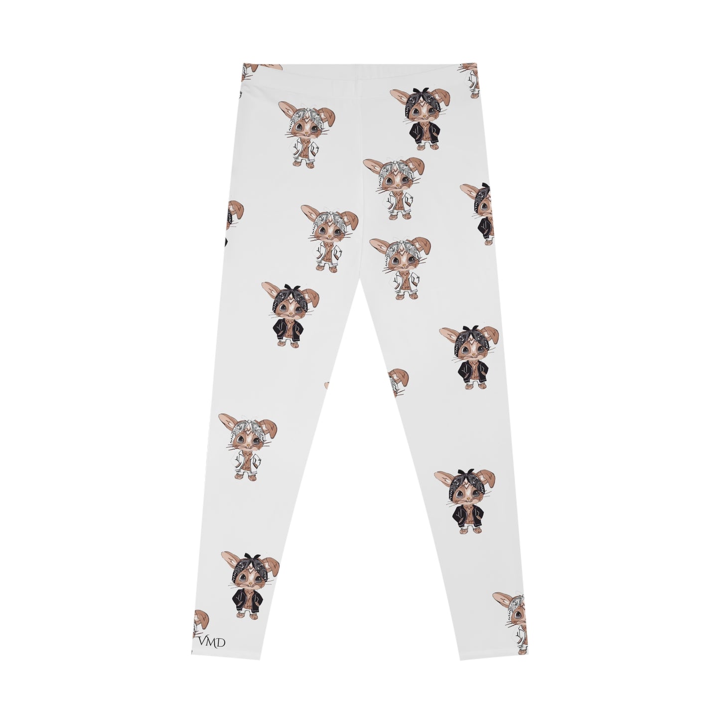 Woman's Stretchy Leggings (AOP)/Bandana Bunnies/BL/W