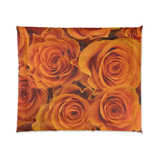 Comforter/ Orange Rose