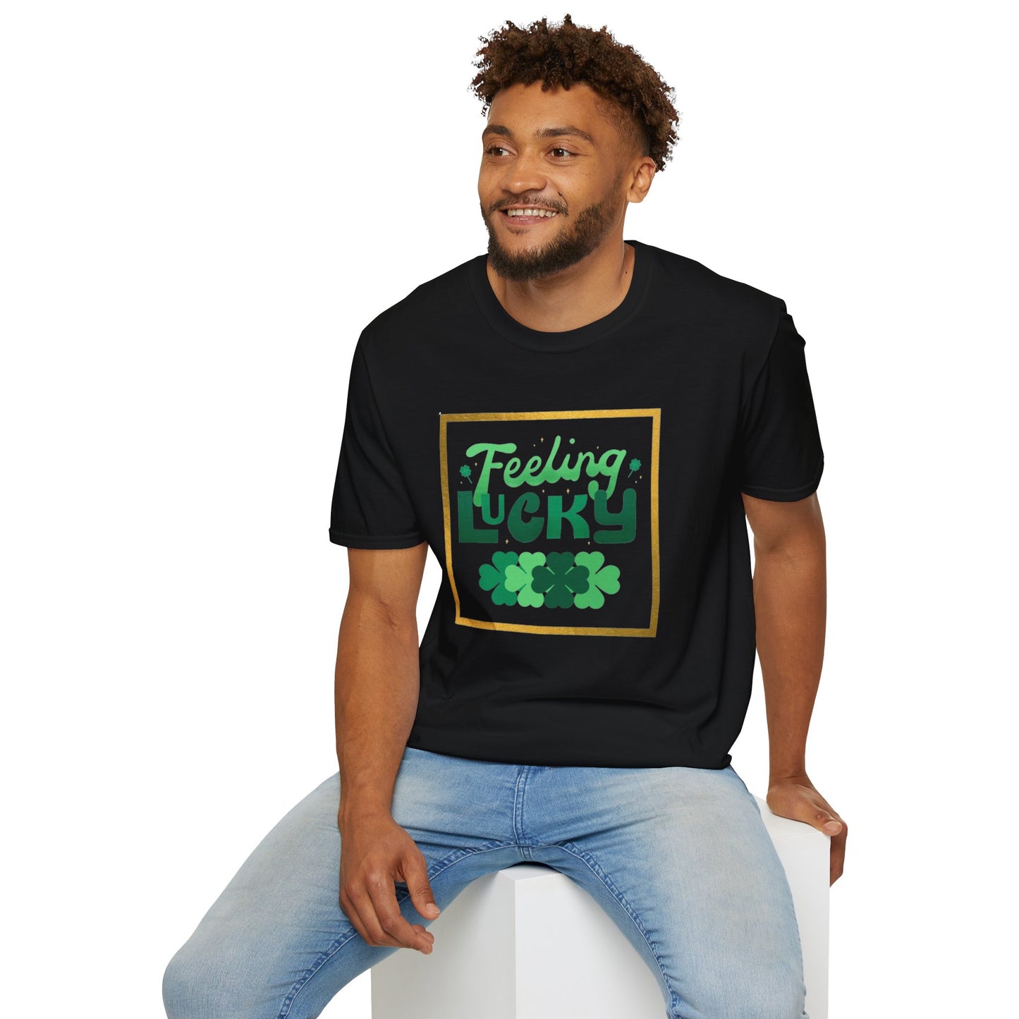 Unisex Softstyle T-Shirt/Feeling Lucky/St. Patrick's Day