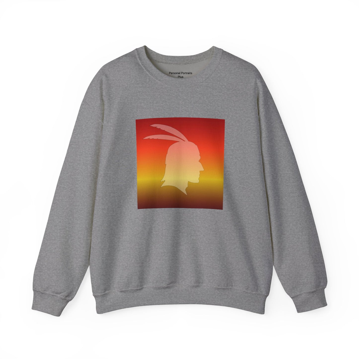 Unisex Heavy Blend™ Crewneck Sweatshirt/Native American/Fall Gradient