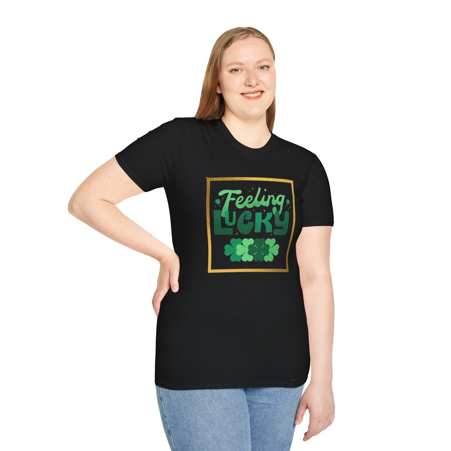 Unisex Softstyle T-Shirt/Feeling Lucky/St. Patrick's Day