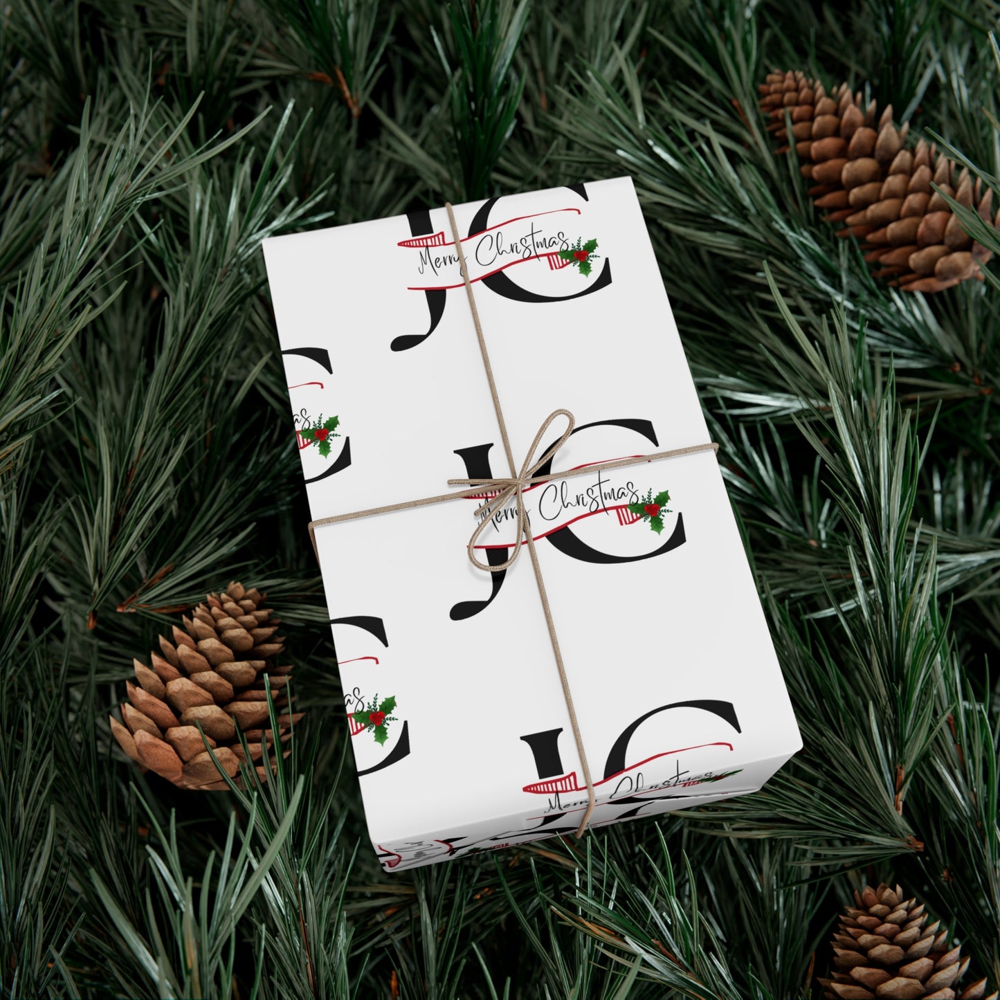 Holiday Gift Wrap Papers /JC/Merry Christmas