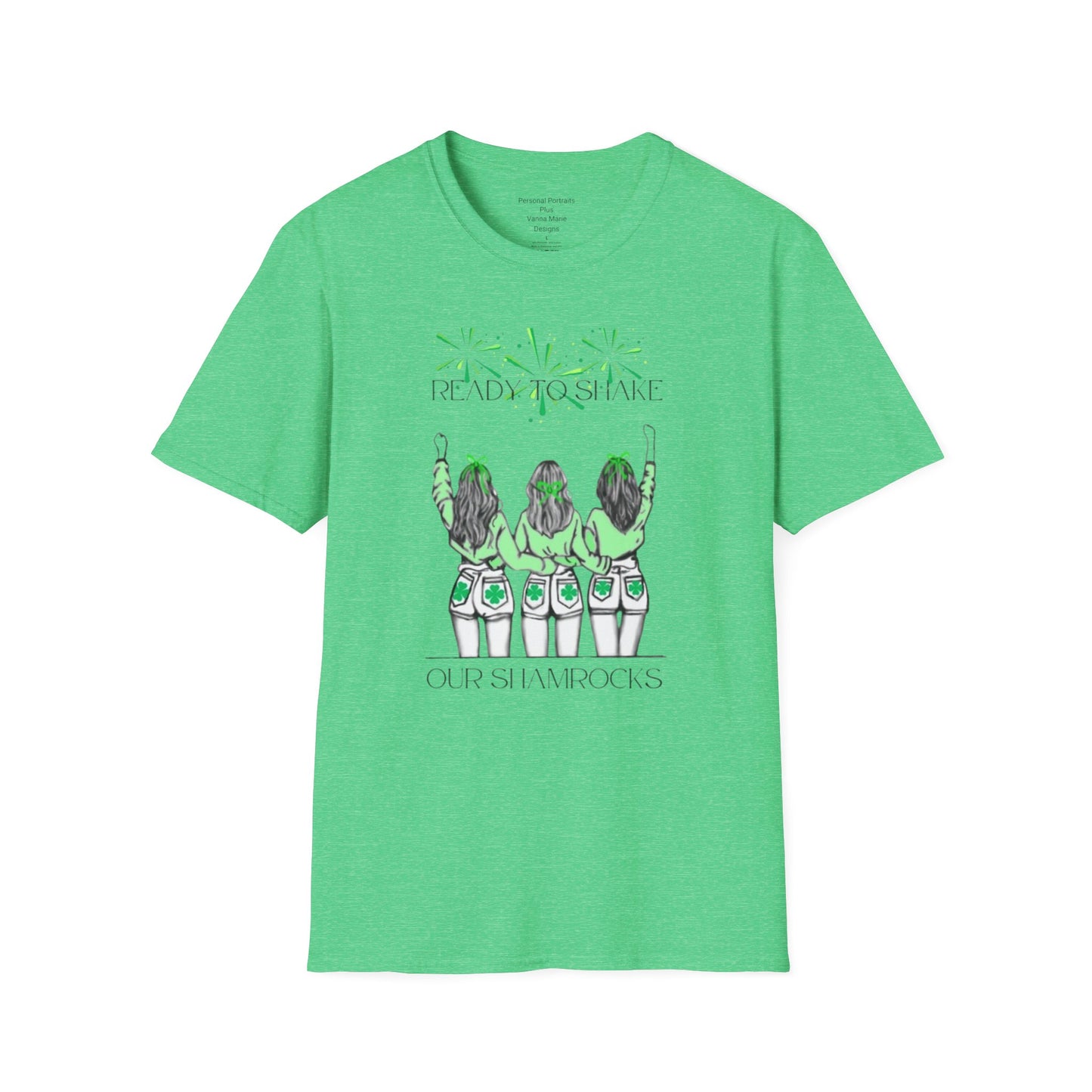 Unisex Softstyle T-Shirt/Ready to shake our shamrock's/St. Patricks Day