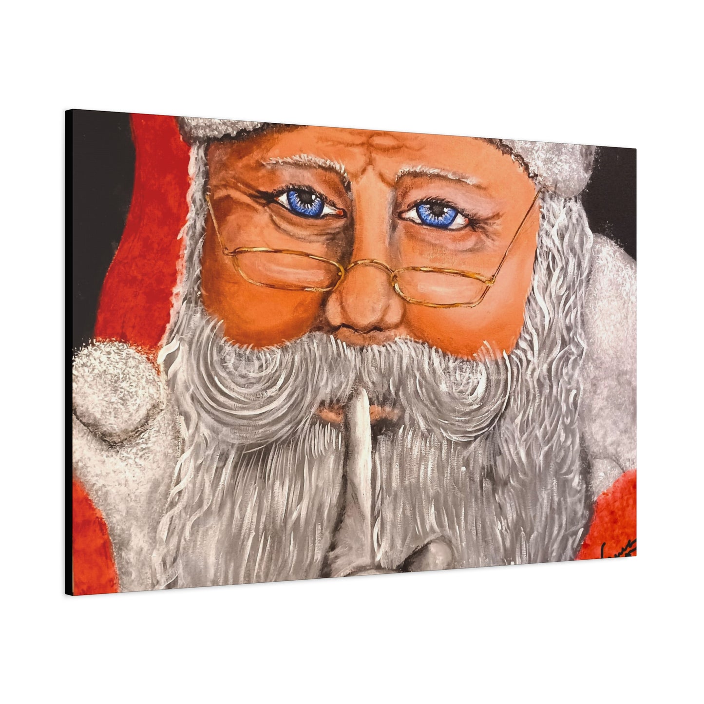 Matte Canvas, Stretched, 1.25/Santa Claus/Holiday