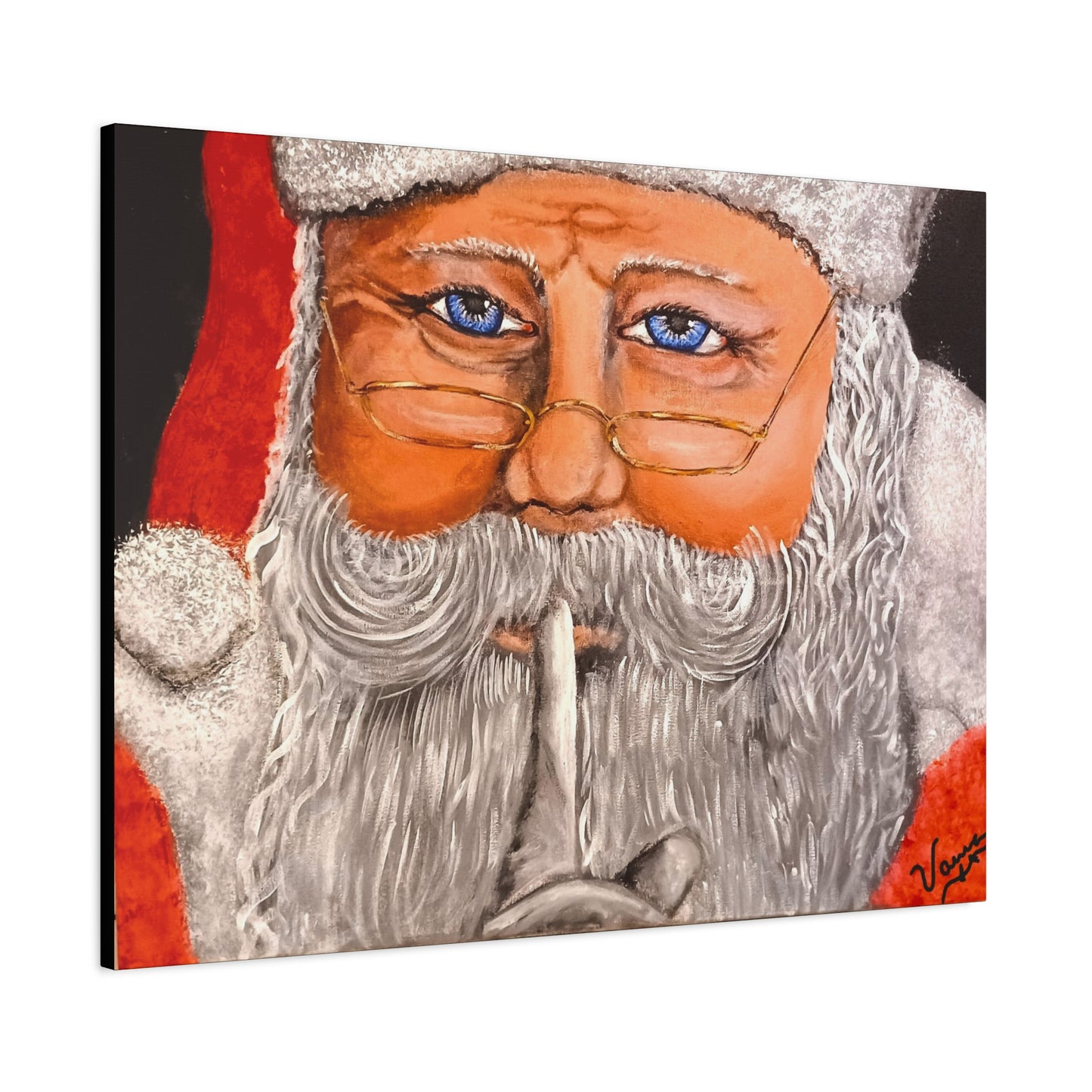 Matte Canvas, Stretched, 1.25/Santa Claus/Holiday