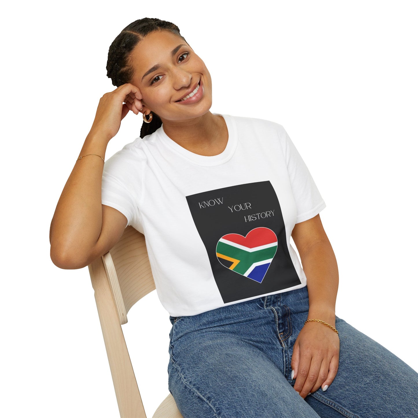 Unisex Softstyle T-Shirt/ know your history/ black history month celebration T-shirt